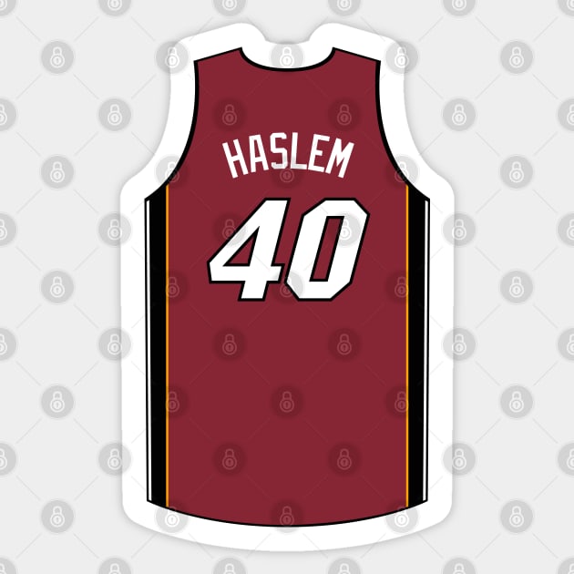 Udonis Haslem Miami Jersey Qiangy Sticker by qiangdade